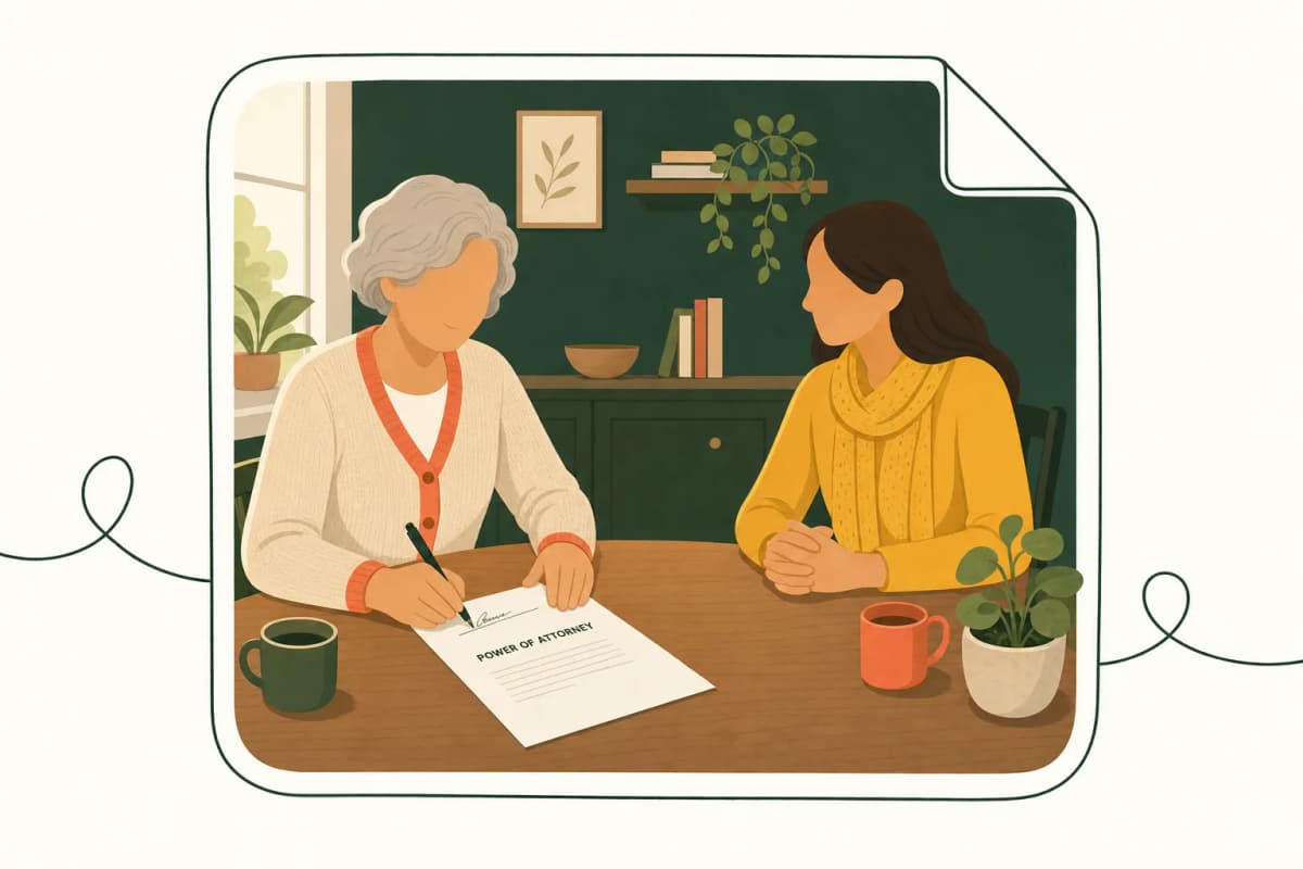 How to Sign a Power of Attorney Document